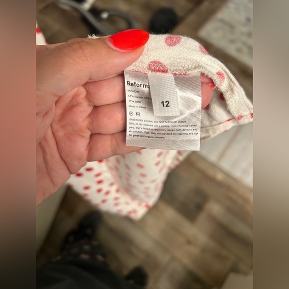 Reformation Kat Midi Dress Size 12 - Picture 8 of 12